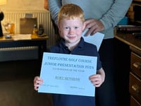 Trefloyne Golf Club presentation event highlights juniors’ success