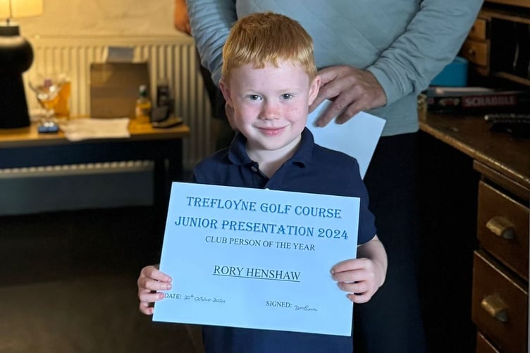 Rory Henshaw, Club Person of the Year