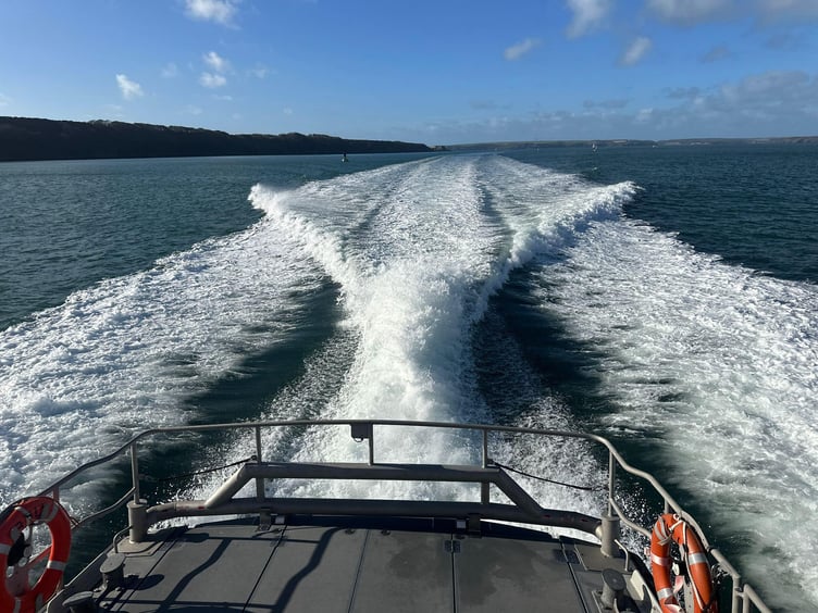 Angle Lifeboat made best speed to the incident