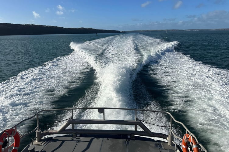 Angle Lifeboat made best speed to the incident