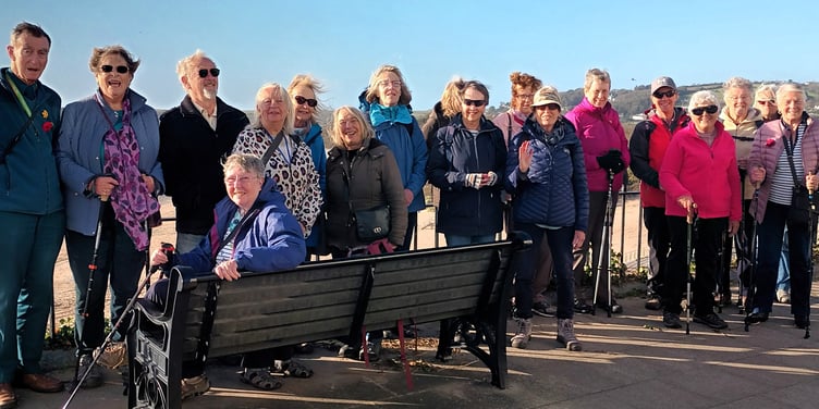 Steadies on the Esplanade, Tenby, on October 26