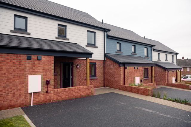 The new development sits on the site of the former Wauniago House and features three x two-bedroom homes and one x four bedroom home.