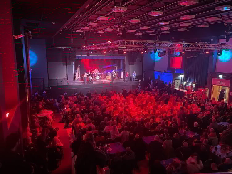 “What an amazing event!” – Mike Kennedy, Welsh Connections, capturing the atmosphere in Tenby’s De Valence on Saturday night.