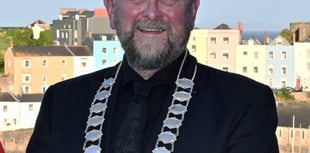 Q&A session at Tenby Museum with Charles Dale