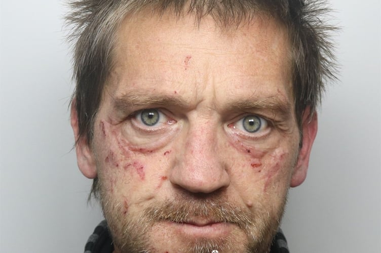 Dyfed-Powys Police are appealing for information to track down Darren Markes from Pembroke Dock, who is wanted for domestic assault.