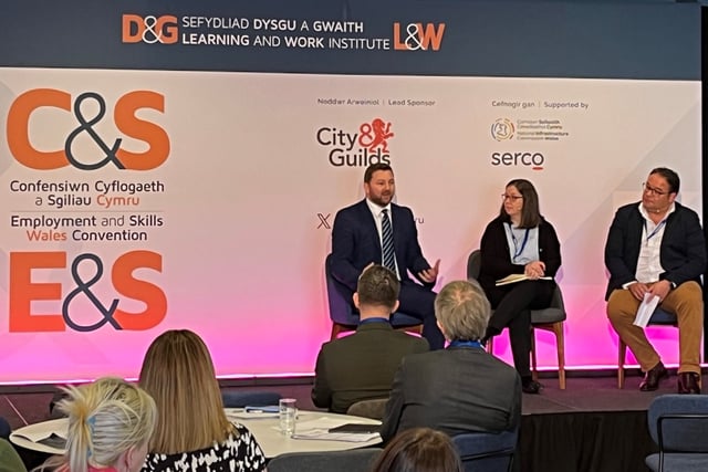 Pembrokeshire Senedd Member addresses Skills and Employment convention