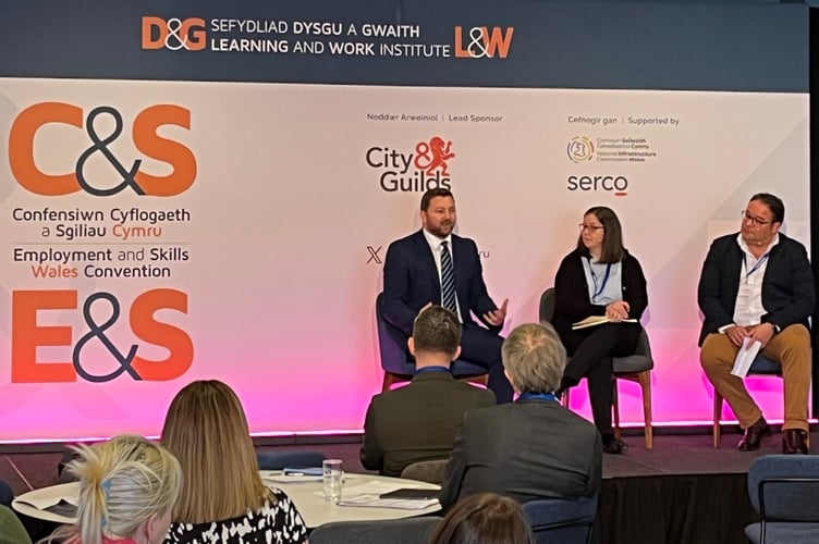 Pembrokeshire Senedd Member addresses Skills and Employment convention