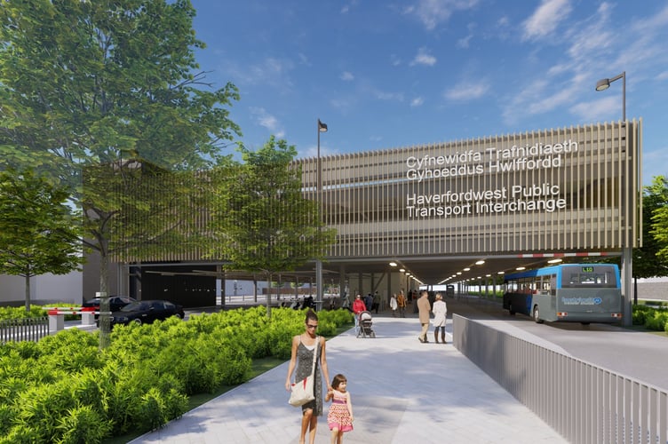 Haverfordwest transport interchange