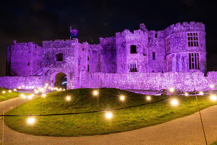 Experience the magic of Carew Castle like never before at Glow, the enchanting Christmas light display open every Friday to Sunday until 15 December.
