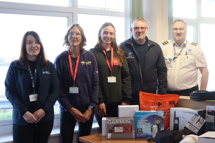 The Port of Milford Haven’s donation includes a comprehensive range of safety gear designed to support the crew’s journey and ensure their safety during this extraordinary expedition.