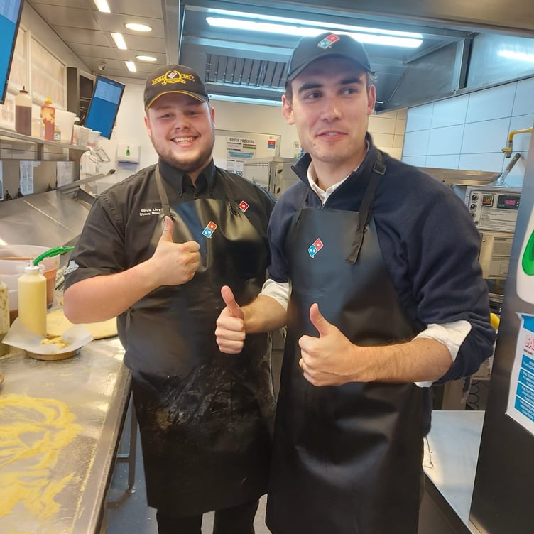 Henry Tufnell MP at Domino’s Haverfordwest