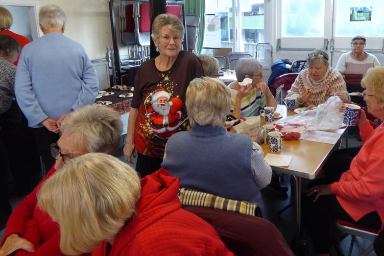 Tenby Friendship Club Christmas meeting, November 27, 2024