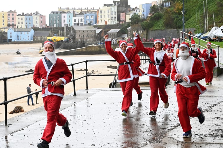 Tenby Santa Run 2024