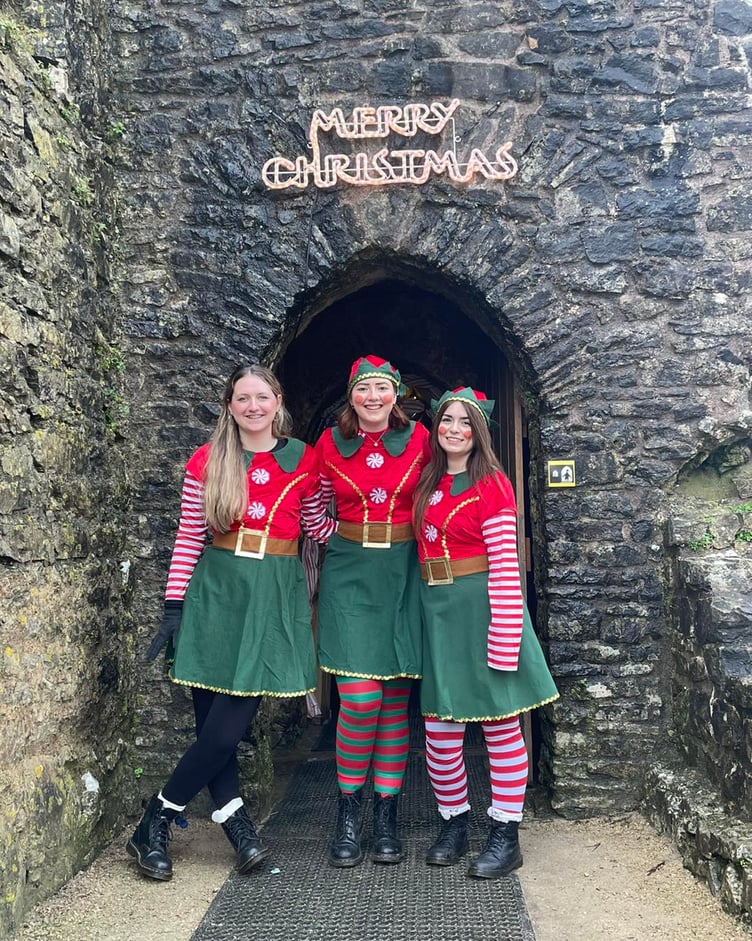 The wonderful team at Pembroke Castle have ‘worked their socks off’ this weekend at the annual Christmas Market, which included local stallholders and entertainment from school choirs and other musicians - and a dramatic entrance from Santa! With help from Valero and the local community, funds were raised for ASD Family Help - Pembrokeshire.