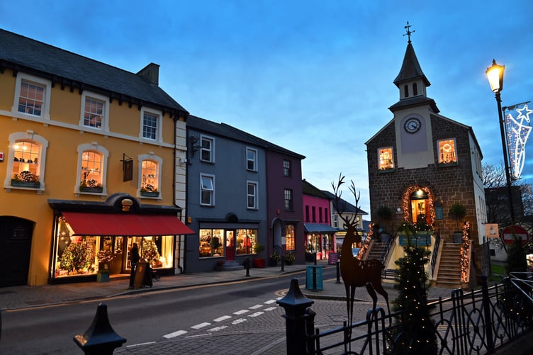 Narberth at Christmas. Supplied for 2024 Christmas feature: NOT FOR REUSE