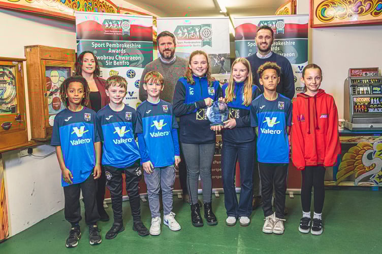 The school award went to Cleddau Reach VC Primary School