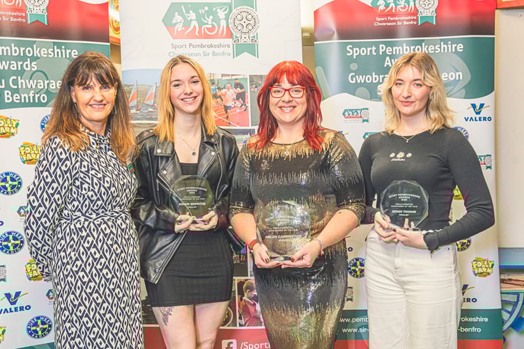 The Female achievement winner and finalists