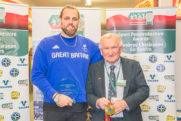 The chairman's award went to Matt Bush