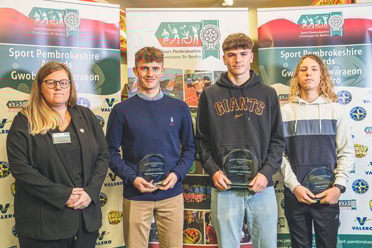 Boy's under 16s winner and finalists