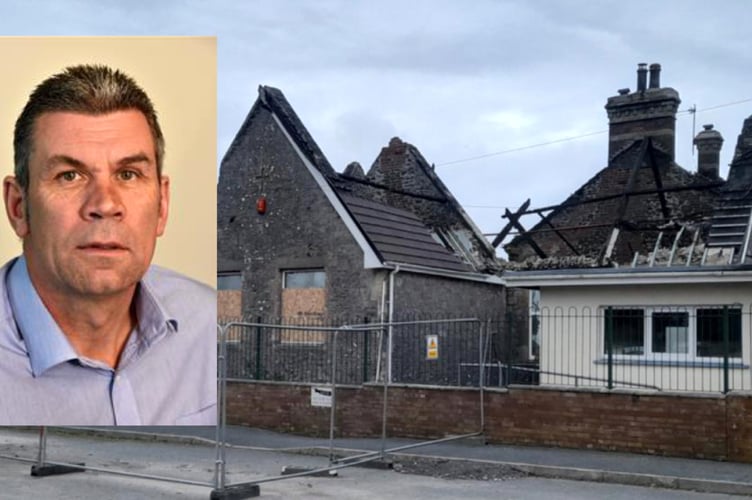 In a question submitted to Pembrokeshire County Council ahead of its full council meeting of December 12, local councillor Cllr Phil Kidney asks: “Manorbier School was subject to a serious fire in October 2022, so serious that the school premises has not been used since.
