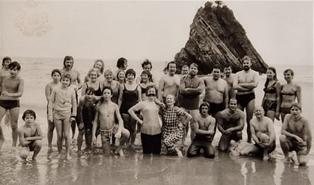 Little did these Tenby Boxing Day dippers from 1971 realise that they were the pioneers of the famous festive event that has taken place every year since (apart from Covid)!