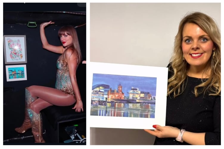 Pics: @taylorswift.updates13/@rachelrasmussenart on Instagram