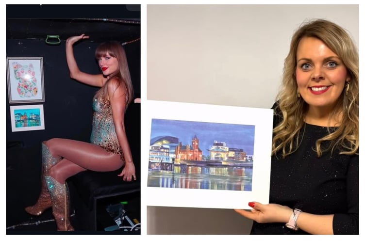 Pics: @taylorswift.updates13/@rachelrasmussenart on Instagram