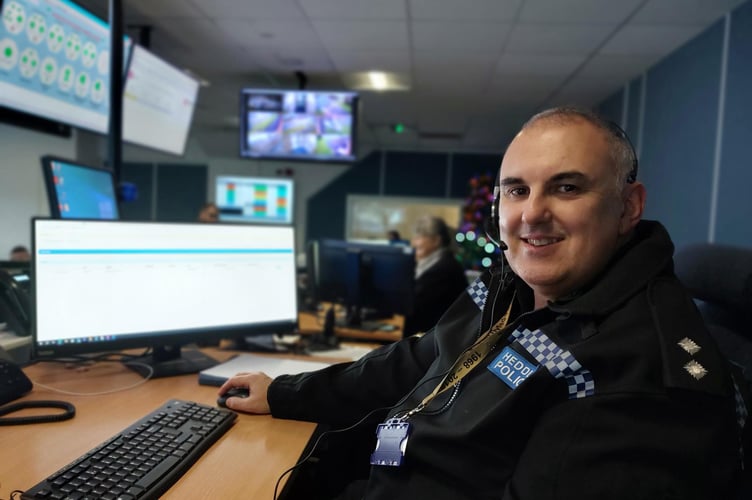 After 28 years of service, and working numerous Christmas Days, Inspector Geraint Griffith will be spending his last Christmas on duty before he retires in the new year. He will also be celebrating his 54th birthday.