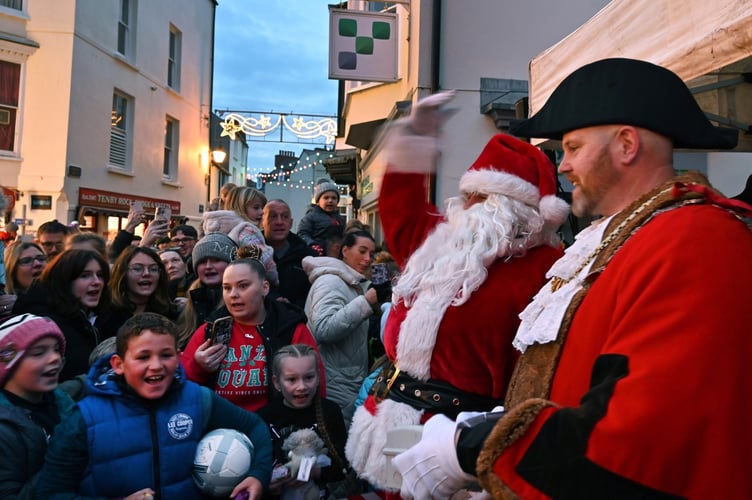Tenby Mayor Christmas