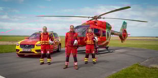 Wales Air Ambulance celebrates first anniversary of partnership