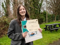 Tenby student's RNLI artwork makes Mayor's official Christmas card