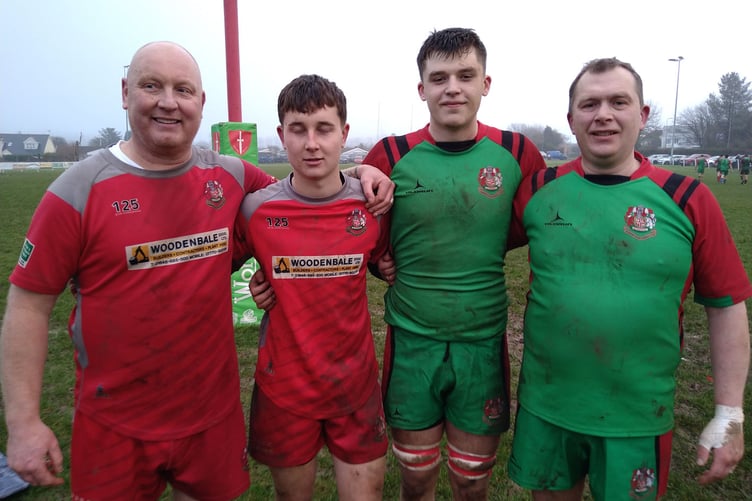 The Greenwoods and Boswells played together for first time in Exiles match