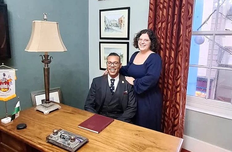 Councillors Randell Izaiah Thomas-Turner and Dani Thomas-Turner, of Haverfordwest Town Council, recently addressed Tenby Town Council on the ‘Anti-Racist Action Plan’ adopted by Pembrokeshire County Council.