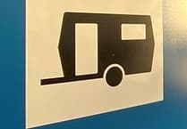 Campsite plan near Welsh Wildlife Centre