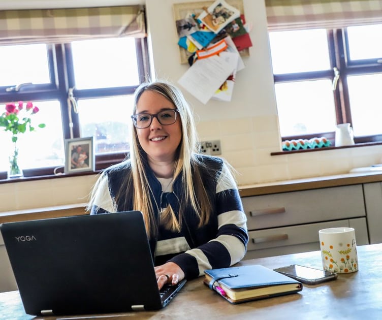 Anna Brown, who lives in Hill Farm near mold, decided to enrol on Farming Connect courses covering aspects such as Making Tax Digital and keeping VAT records in 2022 and has since set up her own business, Brownbrook Farm Office Services.