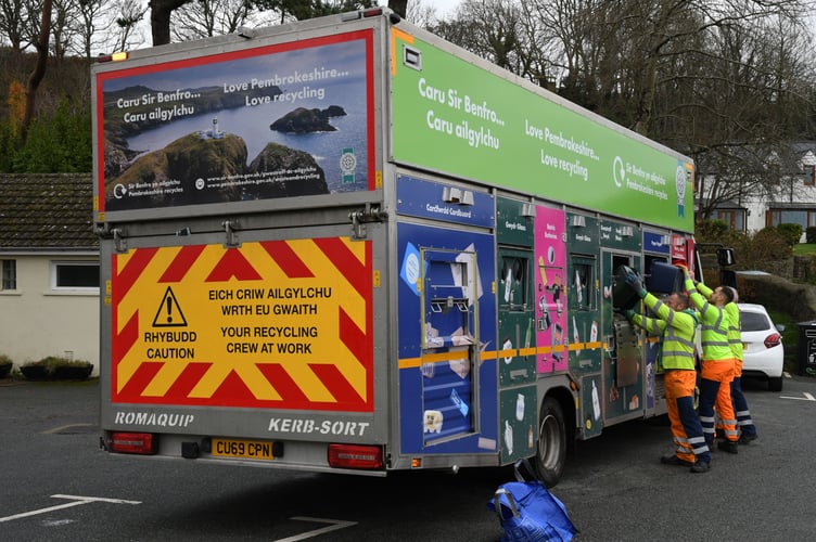 PCC recycling lorry