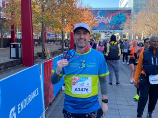 Houston Marathon success continues Adam’s fundraising challenge