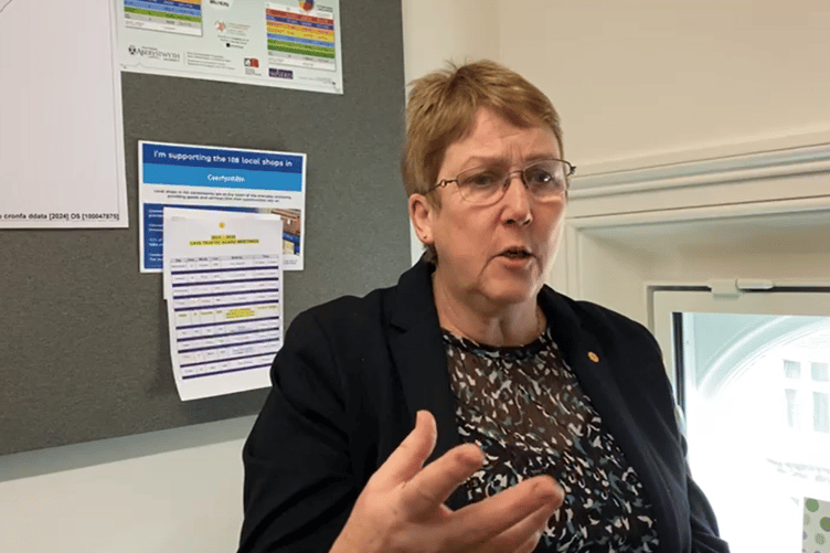 Carmarthenshire MP Ann Davies in her new parliamentary office