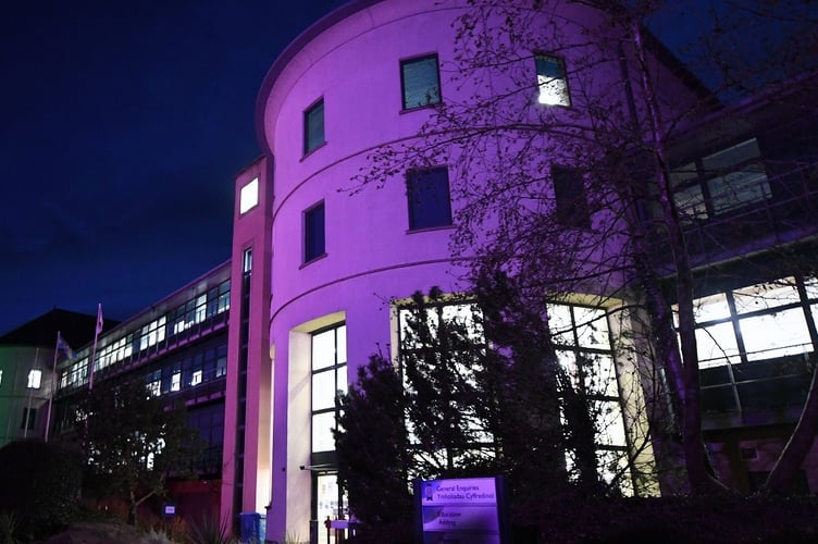 County Hall in Haverfordwest will be lit in purple later on (Monday, January 27) to mark Holocaust Memorial Day. 