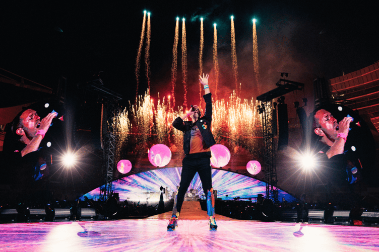 Coldplay MOTS World Tour Press Release photo