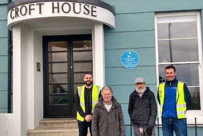 Beatrix Potter blue plaque reinstalled at Croft House, Tenby