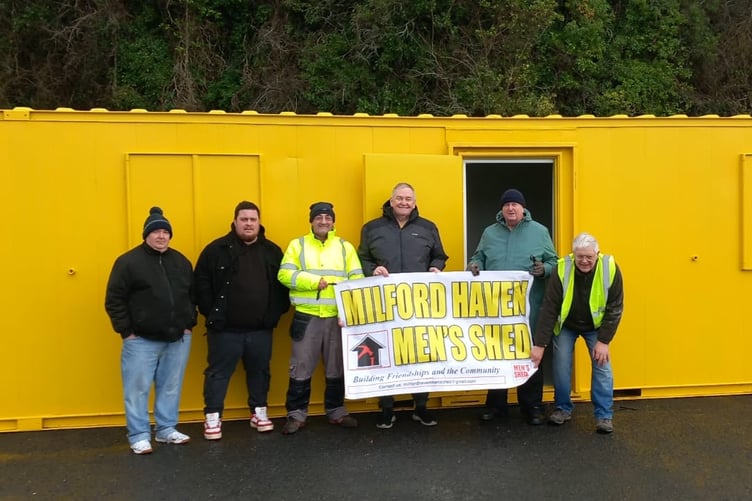 Building friendships and the community - the new Men's Shed at Milford Haven Station