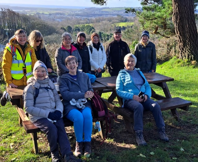 ‘Hardy’ Tenby Steps2Health walkers take chilly January in their stride