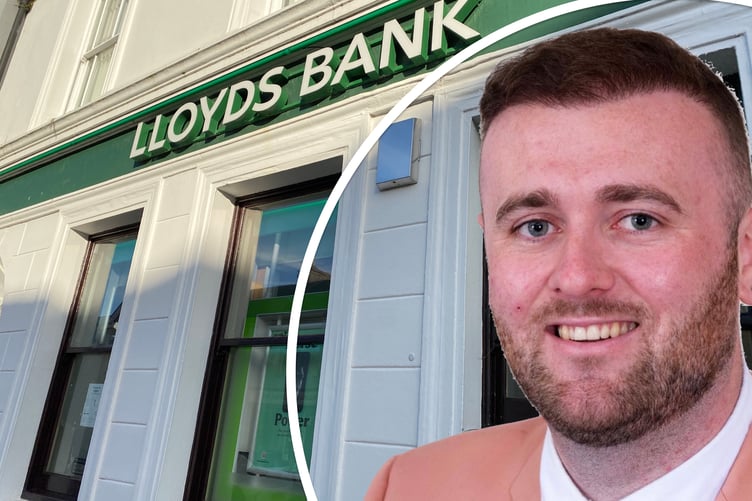 Cllr Josh Beynon ‘deeply disappointed’ that Lloyds Bank, Pembroke Dock is set to close