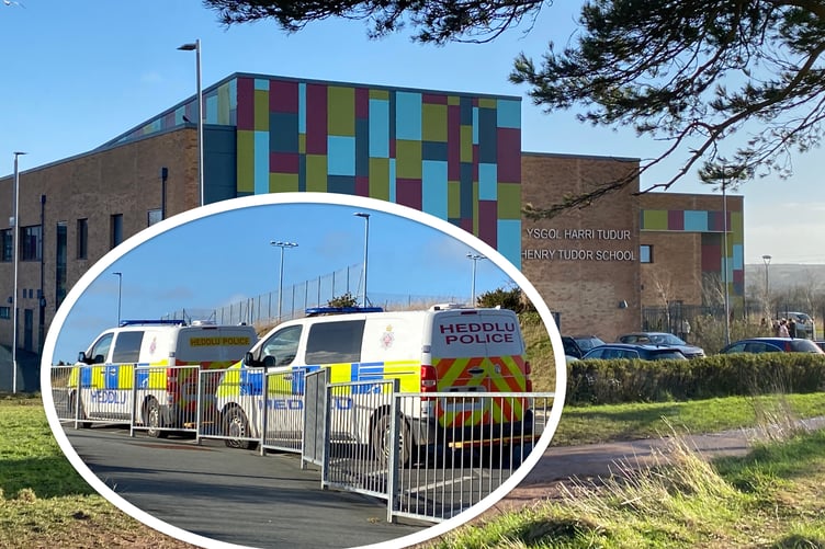 Concerns were raised following a threatening message sent to Ysgol Harri Tudur in Pembroke on Friday (January 31). The school took appropriate safeguarding action which concluded swiftly. All students left the school safely. To provide reassurance, officers from the local Neighbourhood Policing and Prevention Team were present at the end of the school day. Police enquiries are ongoing.