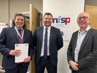 Pembrokeshire Postmasters praised at Post Office drop-in