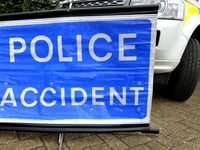 Pedestrian critically injured in A40 collision