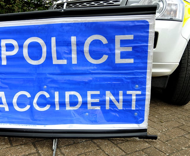 Pedestrian critically injured in A40 collision