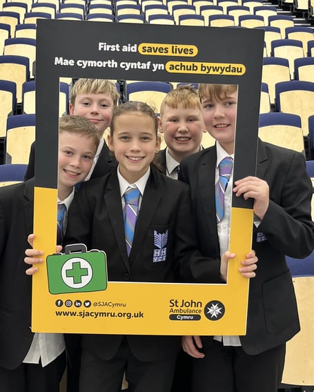 More than 1,300 school pupils recently received defibrillator and CPR demonstrations with St John Ambulance Cymru trainers as part of the charity’s Defibruary campaign launch in Pembrokeshire.