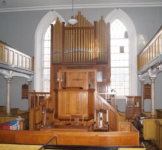 Inside Bethlehem Chapel, Newport, Pembrokeshire